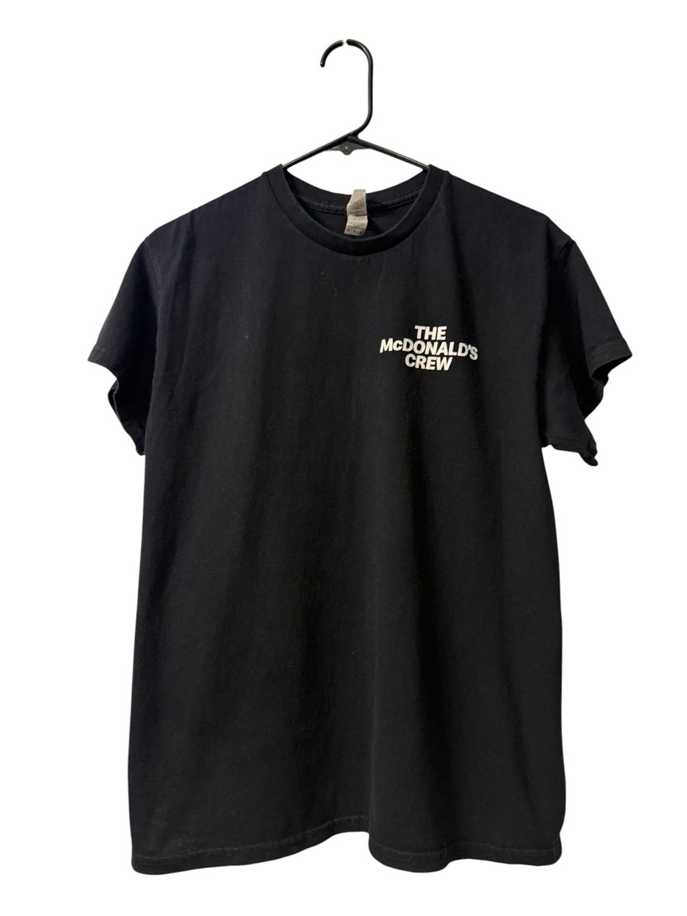 McDonald's Black Crew Graphic T-Shirt “The McDonalds Crew” Size Medium